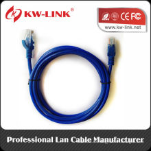 Cable de conexión UTP Cat5e, cable de red, aprobación de la prueba Fluke, certificación UL